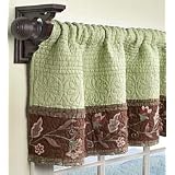Ellen's Garden Quilted Valance by Plow & Hearth