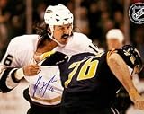 George Parros Signed Anaheim Ducks 8x10 Photo