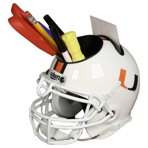 NCAA Miami Hurricanes Mini Helmet Desk Caddy