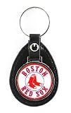 Boston Red Sox Premium Leather Keychain