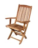 Outdoor Living : Teak Furniture Gallery Kentucky Folding Armchair