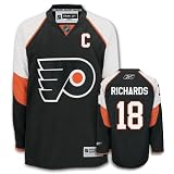 RICHARDS #18 Philadelphia Flyers RBK Premier NHL Hockey Jersey by Reebok (NHLPA Certified Custom Sewn Authentic Twill)