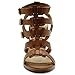 Ollio Womens Shoe Gladiator Ankle High Bootie Sandal