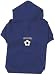 Designer Dog Hoodie - Zack & Zoey Soccer Hoodie for Dogs - Blue - X-Small (XS)