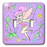Fairies - Purple Fairy - Light Switch Covers - double toggle switch