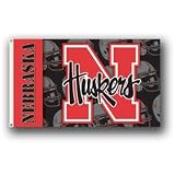 Nebraska Cornhuskers NCAA Premium 2-Sided 3 x 5 Banner Flag