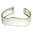 Handcrafted Bracelets Sterling Silver Cuff Jewelry from India 2.5 inches (brclt240)