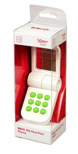 Imagen 5 de Brio 30464 - Teléfono móvil de madera, color blanco y verde