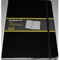 Idena Notizbuch A5 Schwarz, Kariert