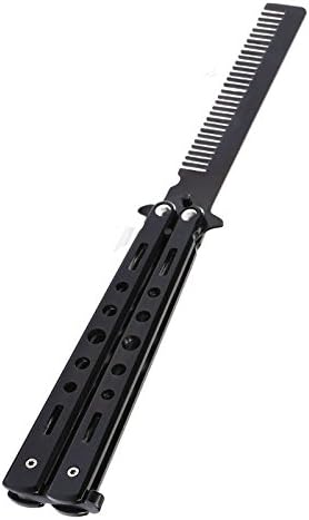 Metal Practice Balisong Butterfly Comb Knifes Trainer Cool Sports Tool