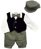 18MO-Boys 5Pc Knicker Vested Sets