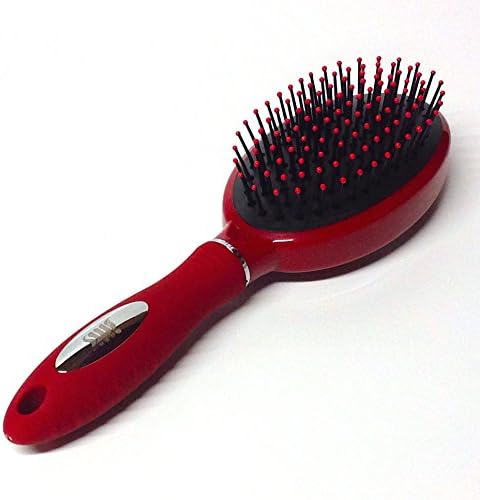Easy Clean Salon Paddle Hair Brush- Combs and Massages Scalp. Great Detangling and Styling Appliance for Long and Short Hair. Popular Professional Stylist Design. 1 Year Warranty!