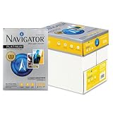 NAVIGATOR Platinum Copy/Laser/Inkjet Paper, White, 99 Brightness, 32lb, Ltr, 2,000 Sheets