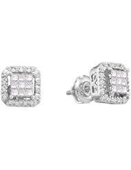 0.22CTW BLUE DIAMOND MICRO-PAVE PENDANT