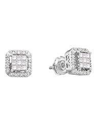 0.22CTW BLUE DIAMOND MICRO-PAVE PENDANT