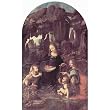 Leonardo da Vinci (Madonna in the rock grotto, scene: Mary and Christ child, John the Baptist as a child and an angel) B - 11x17