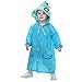Naimo Children Cute Portable Poncho Raincoat Translucent Raincoat (Car)