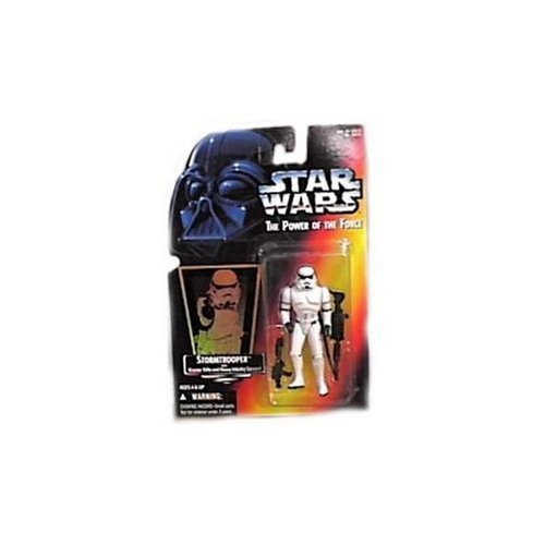 419FuJYMjRL STAR WARS THE POWER OF THE FORCE RED CARD WITH HOLOGRAM   STORMTROOPER with BLASTER RIFLE and HEAVY INFANTRY CANNON