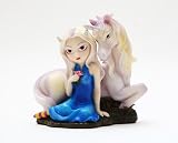 Jasmine Becket Griffith Strangeling Fairy Collectible Figurine - Statue Fiona & the Unicorn