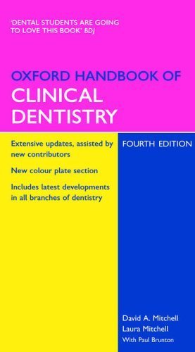Oxford Handbook of Clinical Dentistry (Oxford Handbooks Series) by David A Mitchell (2004-11-25)