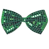 St Patrick's Day Green Glitz 'N Gleam Bow Tie 4¼in. x 7in. Pkg 1