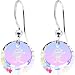 Handcrafted Austrian Crystal Love Chinese Symbol Earrings