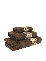 Flor De Algodón Juego De Toallas Hypnos (Chocolate)