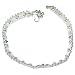 Anklet Chain Pairs Women Handcrafted Indian Foot Jewelry 94 Grams 10 " (anklt545)