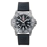 Luminox 6601 Luminox Evo Navy Seal Titanium Dive 6601 Carbon Black Dial Black Rubber Strap Mens Watch