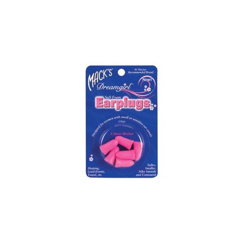 Macks DreamgirlTM Foam Ear Plugs 3 pair Blister Pack 419G2KL31OL Macks DreamgirlTM Foam Ear Plugs 3 pair Blister Pack