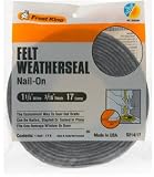 UPC 077578011028 product image for Frost King S214/17H Felt Weather-Strip 1-1/4-Inch by 3/16-Inch by 17-Feet, Grey | upcitemdb.com
