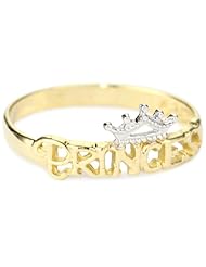 Disney "Princess" Girls 14k Ring, Size 3