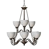 4968 - Geo Nine-Light Chandelier