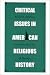 Book Critical Issues in American Religious History: A Reader