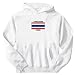 SWEATSHIRT WHITE ELEGANT FLAG \