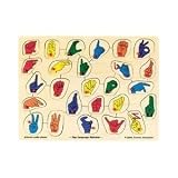 Sign Language Peg Puzzle