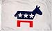Democrat Flag - 3 foot by 5 foot Polyester (NEW)