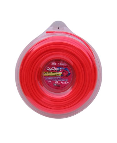 Cyclone CY155D1-12 0.155-Inch by 105-Feet Commercial Trimmer Line, Red