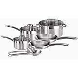 T-Fal Elegance Stainless-Steel 10-Piece Cookware Set