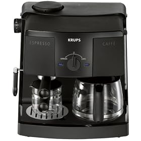 Krups XP1500 Coffee Maker, Espresso Combo
