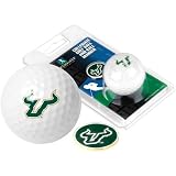 South Florida Bulls USF NCAA Collegiate Logo Golf Ball & Ball Marker