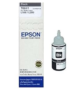 Amazon.com: Brand EPSON Official Ink T6641 Black for L100 L110 L300 L350 L355 L550: Electronics