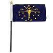 Indiana Flag 4 x 6 inch