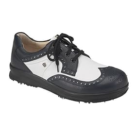 Mens Finn Comfort Andrews Blue- White Napa Classic Sport Golf Comfort Orthopedic Shoe by Finn Comfort