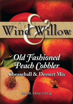 Wind & Willow Peach Cobbler Cheeseball & Desert Mix by Peach Cobbler Mixes