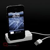 Original Apple Dockingstation inkl. Line-Out USB ohne Fernbedienung f&uuml;r Apple iPhone 4, iPhone 4G + Qualitas24 Einkaufswagen Chip