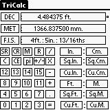 TriCalc downloadable Software