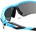Oakley Mens Radarlock Path OO9181-07 Polarized Shield Sunglasses,Matte Glacier Frame/Black Iridium Polarized Lens,one size