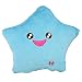 Aqua Color Smile Star LED Light Lamp Throw Toss Cushion Pillow