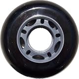 80mm 82A BLACK INLINE Outdoor WHEELS Rec/Fitness/Hockey